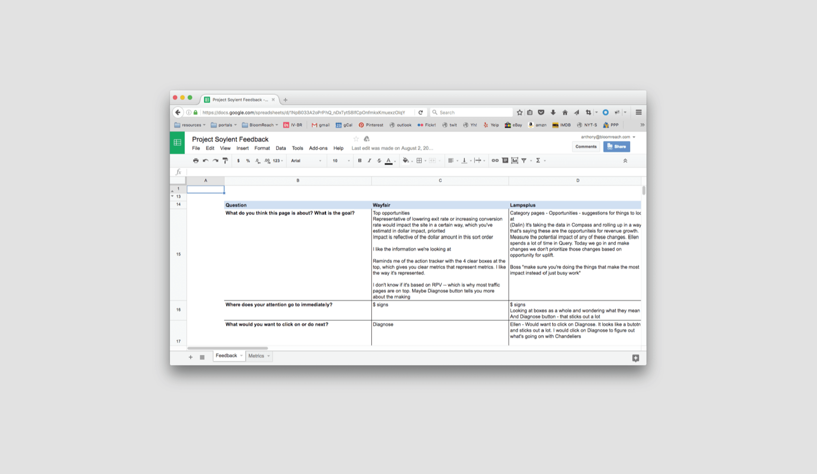 Weekly customer-success testing — workflows validated against real merchandisers.