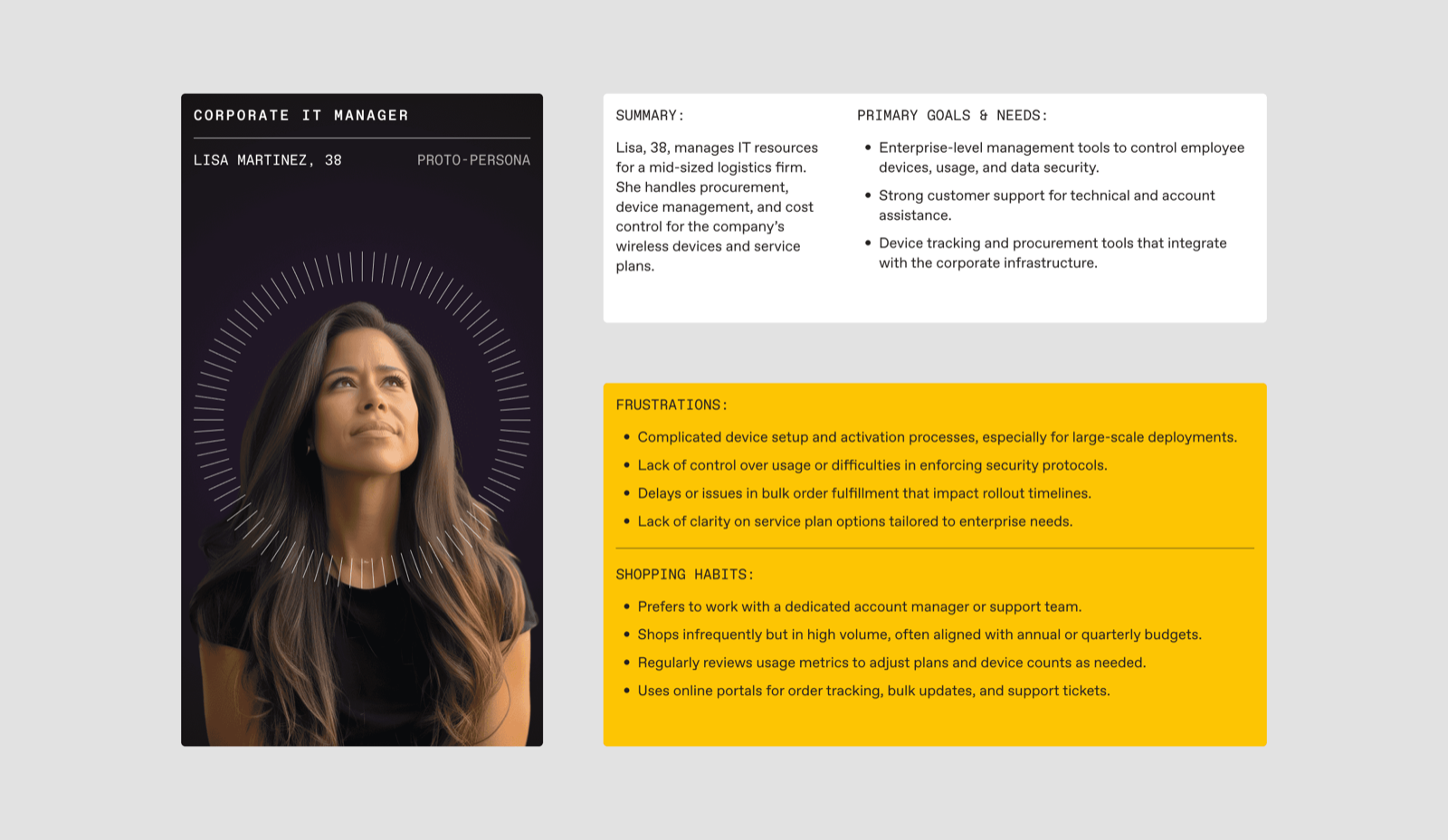 Lisa Martinez — corporate IT manager